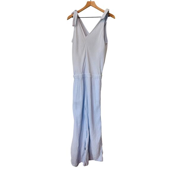 4our Dreamers Pants - 4Our Dreamers Gauze Jumpsuit Romper Blue Medium
